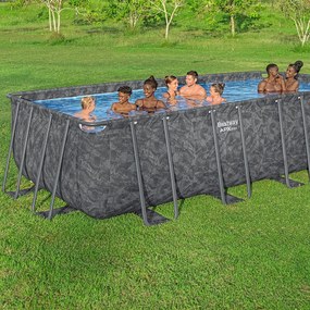 Bestway Malaga szögletes fémvázas APX 365 medence szett 549 x 274 x 132 cm