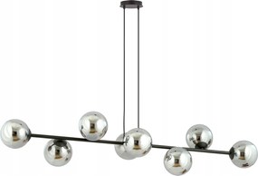 Függőlámpa üveggömbökkel a kar mindkét oldalán Rossi 8 Bl grafit