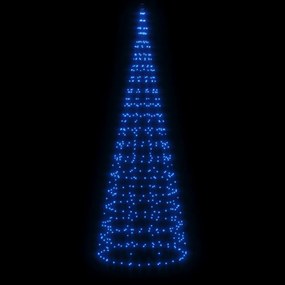 kék LED karácsonyfa zászlórúdra 550 LED 300 cm