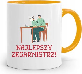 Sárga Bögre Óramesternek Legjobb Óramester fényképes nyomtatással