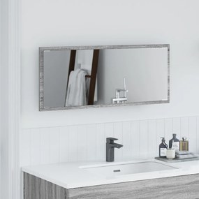 Tükör Szürke sonoma Szerelt fa 90 x 33 cm Tükör