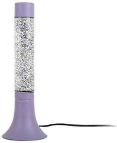 Lila asztali lámpa üveg búrával (magasság 37,5 cm) Astro Glittler – Leitmotiv