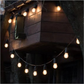 LED dimmelhető napelemes fényfüzér STARLIGHT NEO 20xE27/3,7V 2700K IP54 1200 mAh 11,5m + távirányító