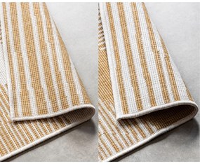 Okkersárga-krémszínű kültéri szőnyeg 80x150 cm Gemini – Elle Decoration