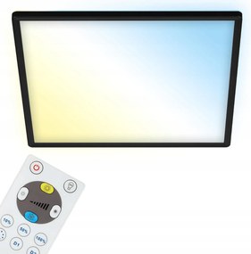 Briloner Slim Cct Led panel 42 cm 22 W fekete, tĂĄvirĂĄnyĂtĂłval