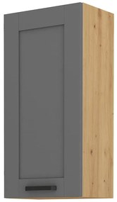 Felső konyhaszekrény Lucid 45 G 90 1F (artisan tölgy + dustgrey). 1045605