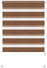 Barna nappali-éjszakai roló 97x150 cm Zebra Natur – Gardinia