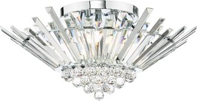Dar Lighting glamour kristály modern mennyezeti lámpa nimbus króm darnim5050