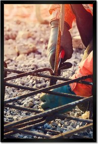 Poszterek keretben 40x60 Páncélozott valódi acél