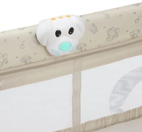 Lionelo - SVEN PLUS utazóágy, bézs színű