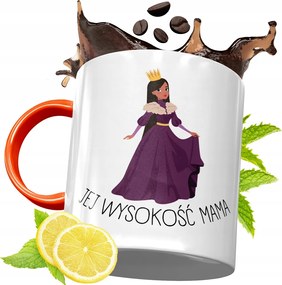 Narancssárga Bögre Anyák Napjára Ajándék fényképes nyomattal