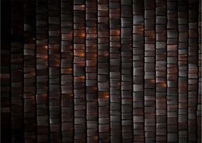 Modern absztrakt kép (üvegen) (70x50 cm)
