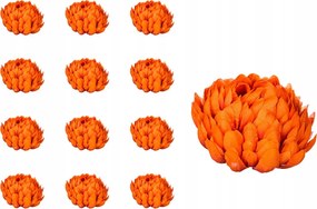 Krizantém apró fejű vörös 12 db-os művirág szett