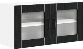 vidaXL Konyhaszekrény Fekete tölgy 80 x 31 x 40 cm Faanyag