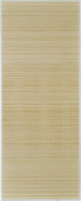 vidaXL Négyszögletes natúr bambusz szőnyeg 150 x 200 cm