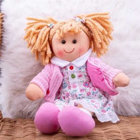Bigjigs Toys Poppy rongybaba, 28 cm