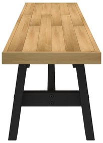 étkezőpad NOAIN A alakú lábak 180x40x45 cm tömörfa fenyőfa