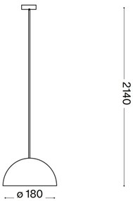 Ideal Lux - Csillár zsinóron FOLK 1xE27/60W/230V átm. 18 cm barna