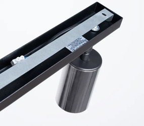 Sollux SL.1367 - Spotlámpa WINX 2xGU10/10W/230V fekete/króm