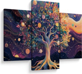 Kép – Lila fa tele energiával (90x60 cm)