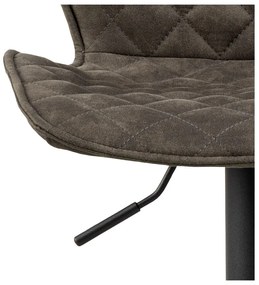 Sötétzöld forgó bárszék szett 2 db-os 116 cm Naomi – Actona