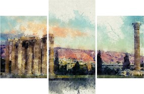 Kép - akropolisz, Athens, Görögország (90x60 cm)