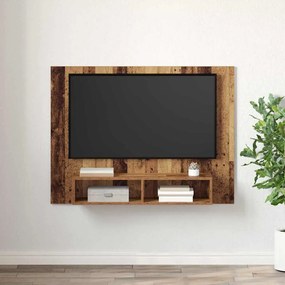 Fali TV Szekrény Régi fa 120 x 23.5 x 90 cm Faanyag