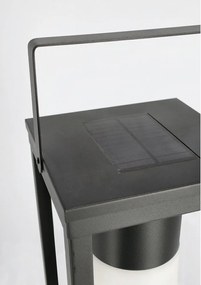 Fekete napelemes-USB LED lámpás (magasság 38 cm) Solar – Bizzotto