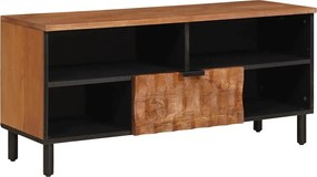 vidaXL TV szekrény Akácbarna felület 100 x 33 x 46 cm Tömör Mangófát