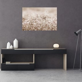 Kép - rét barna árnyalatokban (90x60 cm)