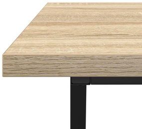 Dohányzóasztal Sonoma Oak 100x50x40 cm Mérnöki fával és fémmel