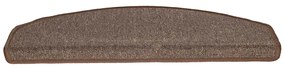 30 db kávébarna lépcsőszőnyeg 65x24x4 cm