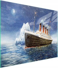 Üveg Vágódeszka 52x30 Titanic Edzett Üveg