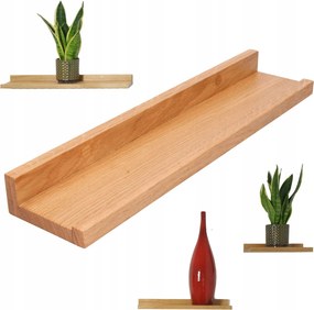 Tölgyfa polc 10x60cm