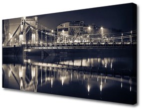 Vászonkép falra Bridge architektúra 125x50 cm