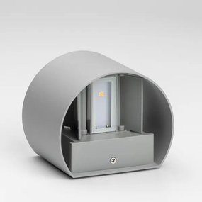 Brilagi - LED Kültéri fali lámpa RONDO LED/6W/230V szürke IP54