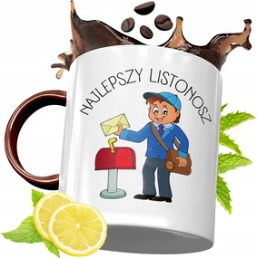 Bordó Bögre Postásnak Születésnapra Ajándék fényképes nyomattal