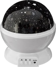 Atmosphera - LED gyerekprojektor 3xAA szürke