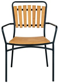 Natúr színű teakfa étkezőszék szett 2 db-os Cleveland – House Nordic