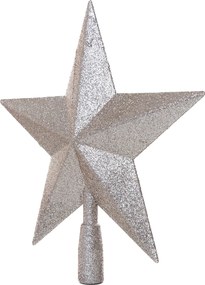 Pezsgő glitteres csúcsdísz 28.5 cm
