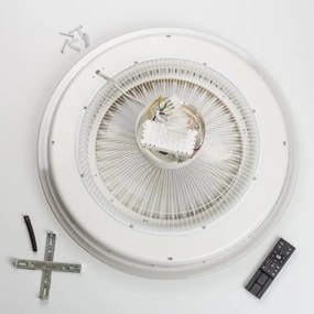 Brilagi - LED Dimmelhető lámpa ventilátorral RONDA LED/48W/230V arany + távirányító