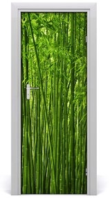Poszter tapéta ajtóra bambusz erdő 85x205 cm