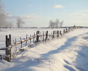 Poszter 50x40cm Hóország nyugalma