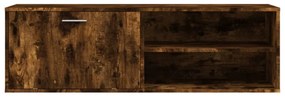füstös tölgy színű szerelt fa TV-szekrény 120x34x37 cm