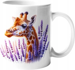 Látványos Bögre Édes Zsiráf És Levendula Kerámia 330ML Doboz