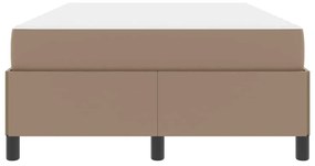 Ágykeret matraccal matracmal Cappuccino 120 x 190 cm Műbőr