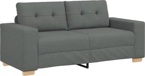 vidaXL sötétszürke szövet loveseat kanapé 180x77x82 cm