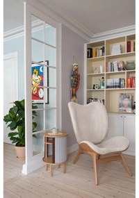 Tölgyfa kerek tárolóasztal ø 38 cm Audacious – UMAGE