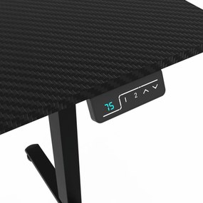 LUMEN RGB LED gamer asztal 160 × 60 cm