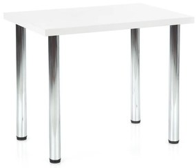 Modex Mini étkezőasztal, fehér/ezüst